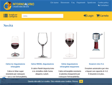 Tablet Screenshot of intornoalvino.com